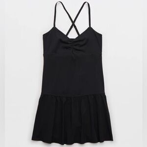 Aerie Real Me Ruched Exercise Dress